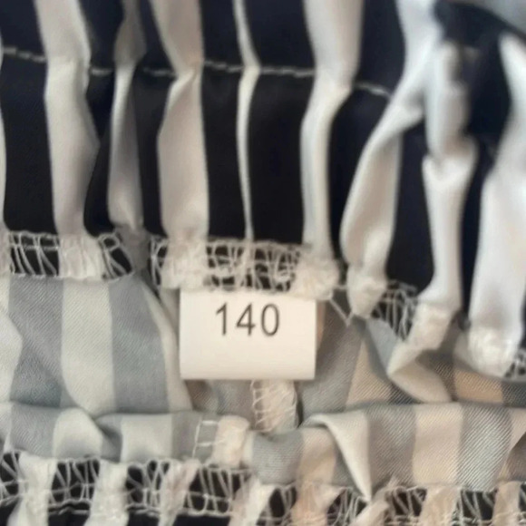 Amazon Girls 3pcs Clothing Set Matching Headband & Belt - Black & White Size 5-6 - Picture 6 of 6